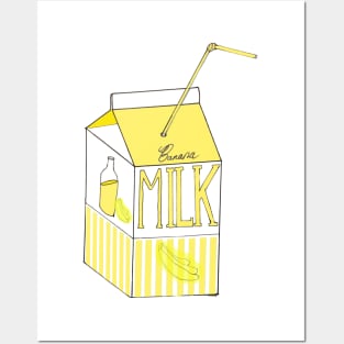 Banana Milk Posters and Art